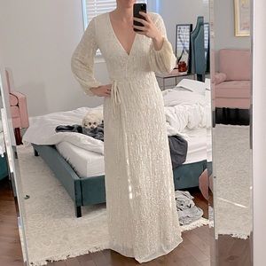 NEVER WORN W/TAGS HAND BEADED DRESS